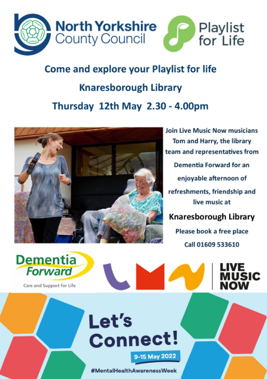 Explore your playlist for life | Harrogate & District Community Action